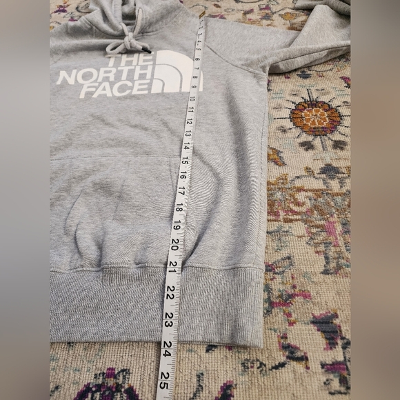 The North Face Women Grey Pullover Hoodie Sweatershirt Long Sleeve Top, sz XS - Picture 10 of 15